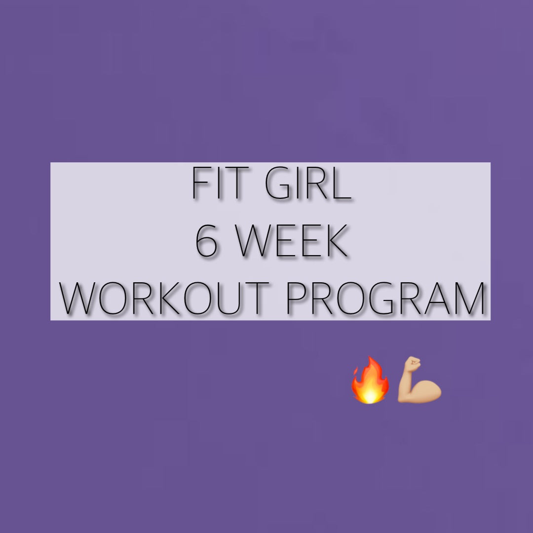 Fit Girl Season- 6 week workout program (INTERMEDIATE LEVEL)